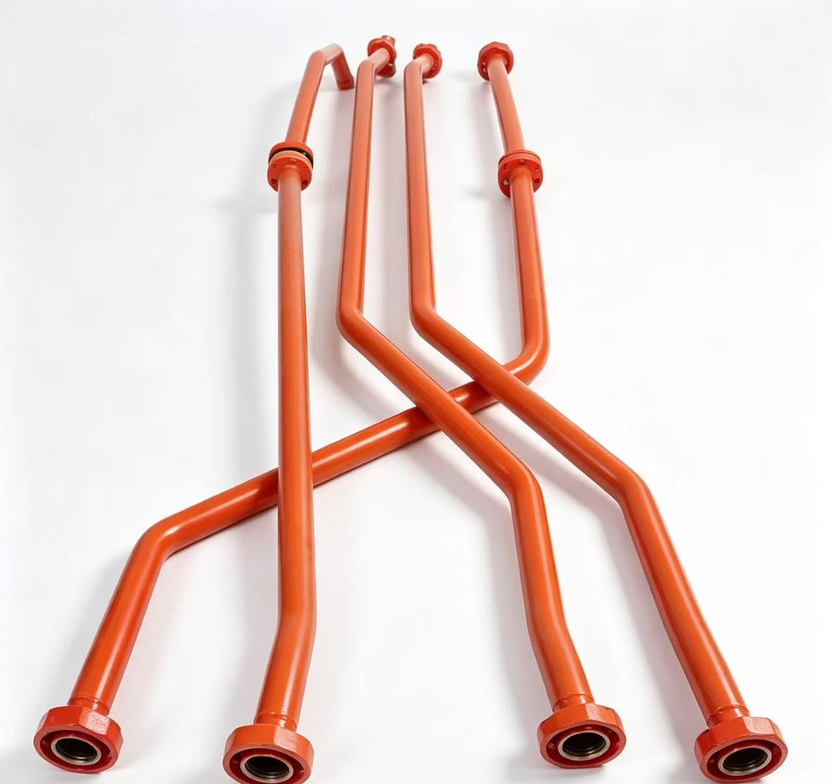 Excavator Hydraulic Seamless Steel Pipe, Painted Hard Tube Assembly for Boom, Cylinder, Main Control Valve