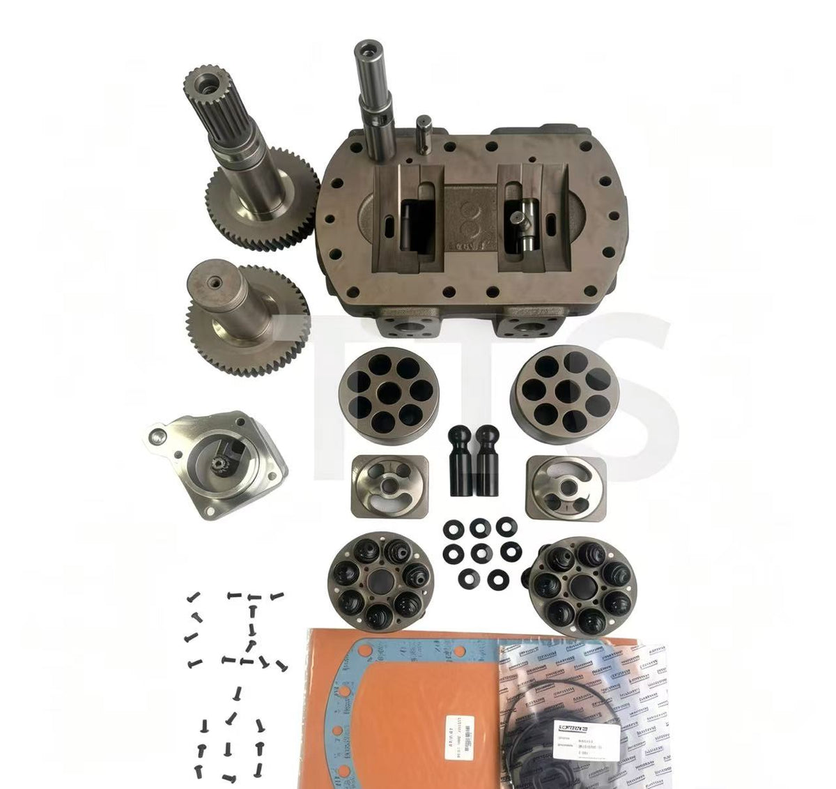 Excavator Hydraulic Precision Spare Parts for Hydraulic Pump, Hydraulic Motor, Swing Motor & Travel Motor, including Piston, Valve Plate, Cylinder Block