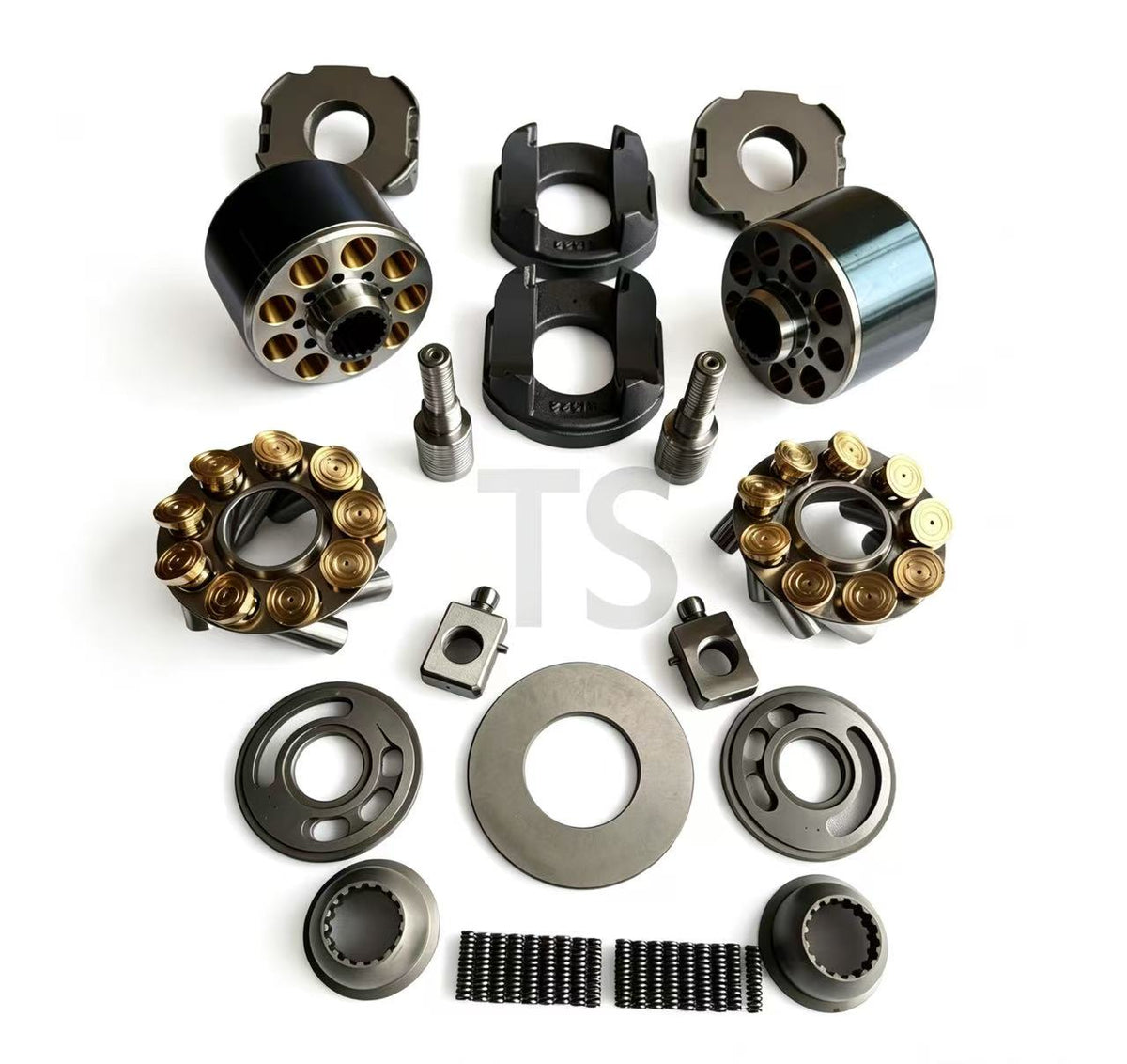 Excavator Hydraulic Precision Spare Parts for Hydraulic Pump, Hydraulic Motor, Swing Motor & Travel Motor, including Piston, Valve Plate, Cylinder Block