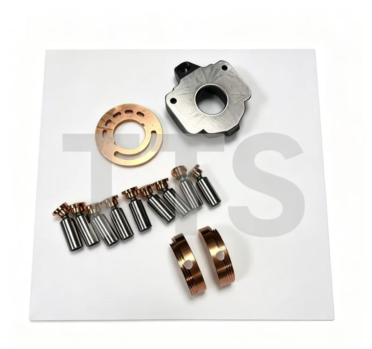 Excavator Hydraulic Precision Spare Parts for Hydraulic Pump, Hydraulic Motor, Swing Motor & Travel Motor, including Piston, Valve Plate, Cylinder Block