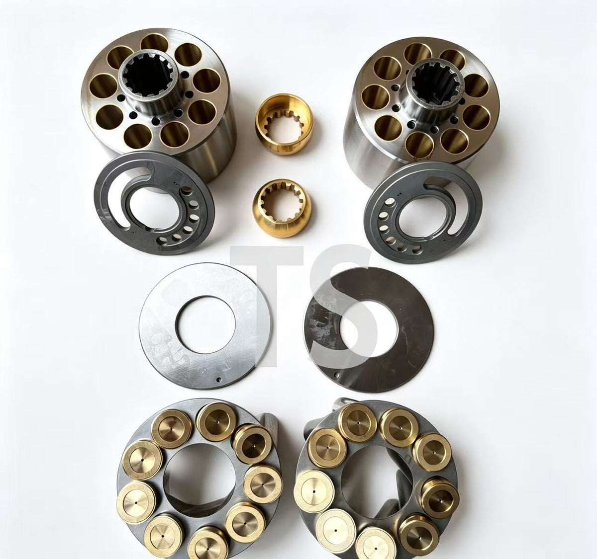 Excavator Hydraulic Precision Spare Parts for Hydraulic Pump, Hydraulic Motor, Swing Motor & Travel Motor, including Piston, Valve Plate, Cylinder Block