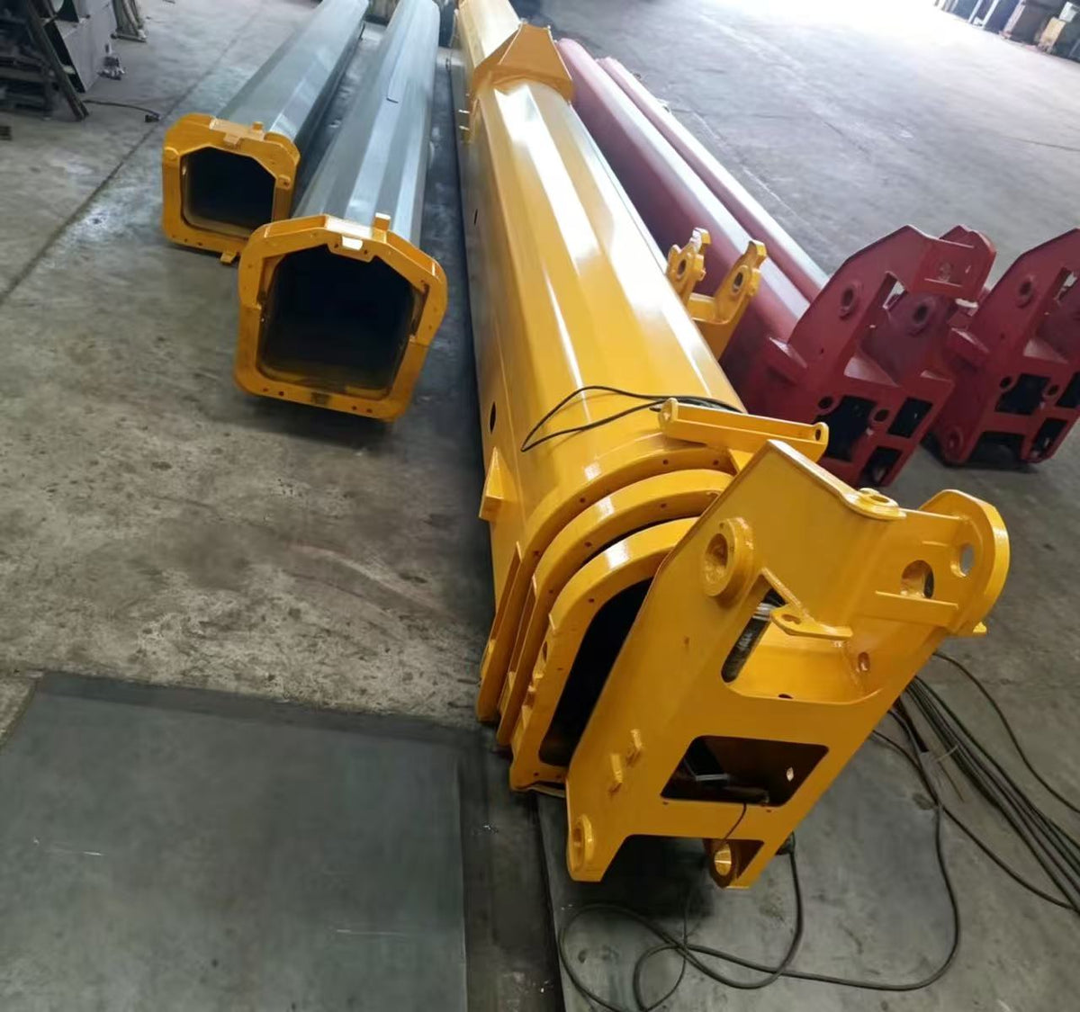 Telescopic Boom Sections for Crane & Crawler Crane, 1‑4 Sections Boom Arm Replacement Parts